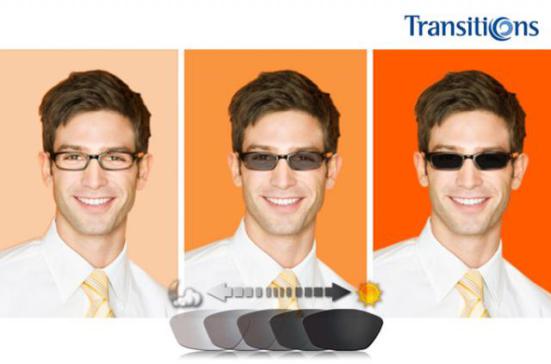 Gafas con lentes fotocromáticos